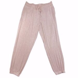 Donna Karan Women’s Sleepwear Drawstring Lounge Pajamas Pants Pink Size Medium